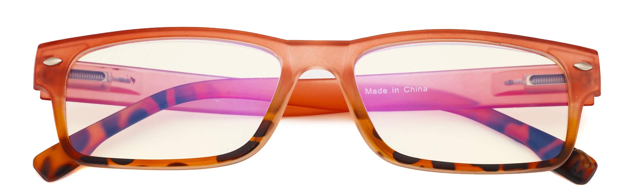 CessBlu Ladies Computer Glasses Blue Light Filter Blocking UV Rays Digital Glare for Women Reading Screen(Red)