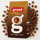 Grand Gold Coffee - Turkish Coffee, Ground, 2 pack x 1.1 lb | Traditional grinding on stone mills releases essential oils that give this coffee full flavor, rich foam and intense aroma.