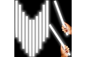 Lewtemi 10 Pcs Large Glow Sticks Big Giant Jumbo Halloween Christmas Emergency Light Stick for Camping Accessories, Survival Kit