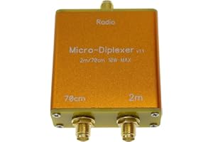 Vernijtrdy 10W V/U 2m 70cm Micro-Type Diplexer Duplex Filter,Used to Place Between the Transmitter and Antenna(with Shell)