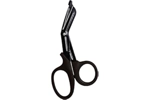 THE MERCENARY COMPANY ArmorMason - EMT Trauma Shears For Nurses - Medical Bandage Scissors With Stainless Steel Blades - Professional Grade Scissors For Nurses, Doctors & First Responders (Black)