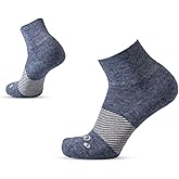 OS1st Wicked Comfort Merino Wool Quarter Crew Socks – Max Cushion, Light Compression, Blister Protection, Breathable