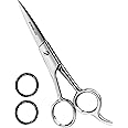 Utopia Care Hair Cutting and Hairdressing Scissors 3.5 Inch, Premium Stainless Steel shears with smooth Razor & Sharp Edge Blades, for Salons, Professional Barbers, Silver