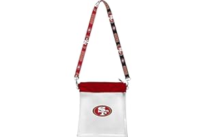 Littlearth NFL Clear Pattern Strap Bag