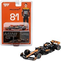 Diecast Model Car Compatible with Mini GT 1:64 McLaren MCL60#81