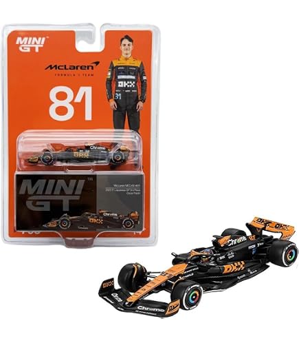 Amazon.com: MINI GT MCL60#81 Oscar Piastri 3rd Place F1 Japanese