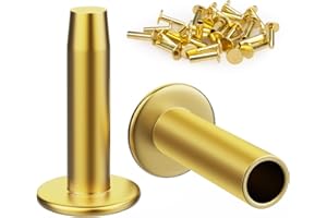 SUPERDI Cutlers Cutlery Rivets 5/16" x 1/2" Knife Making Handle Pins Brass (15)