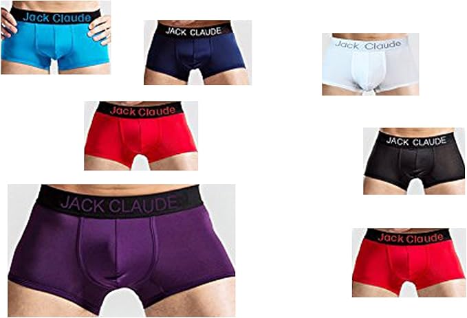 Amazon 6色 メンズ 下着 ローライズ ボクサーパンツ おしゃれ 立体型 前閉じ 綿 フライス ｘｌ 真っ青 ボクサー 通販