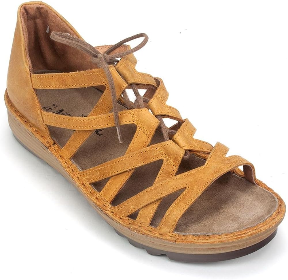 Amazon.com | NAOT Women's Yarrow Sandals | Heeled Sandals