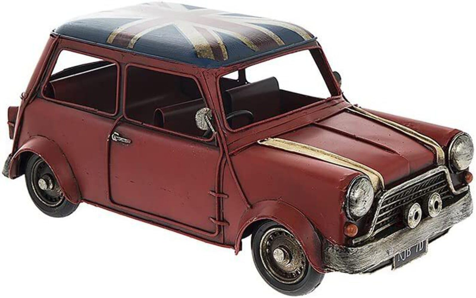 Tin Transport Retro Vintage Red Mini