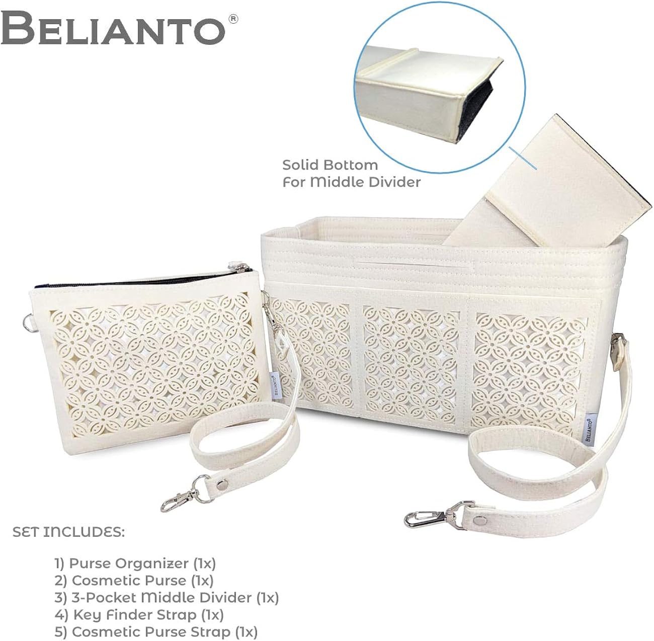 felt purse organizer