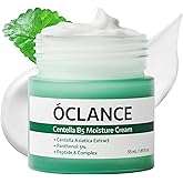 OCLANCE Centella B5 Calming Barrier Cream, Lightweight Non-Greasy Face Moisturizer for Sensitive Skin with Panthenol, Centella & 8-Peptide Complex, Fragrance-Free Korean Skincare, 1.85 fl oz (55ml)