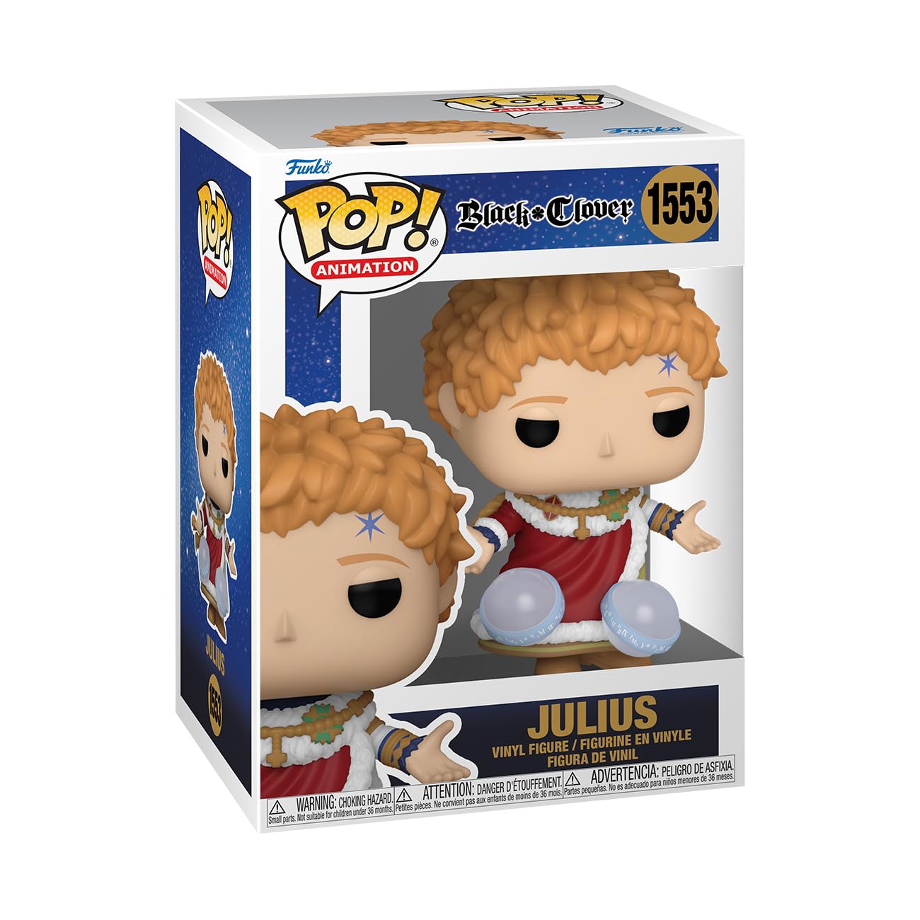 Funko POP! Animation: Black Clover - Julius Novachrono - Collectable Vinyl Figure - Gift Idea - Official Merchandise - Toys for Kids & Adults - Anime Fans - Model Figure for Collectors and Display