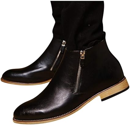 slip on dress boots for men