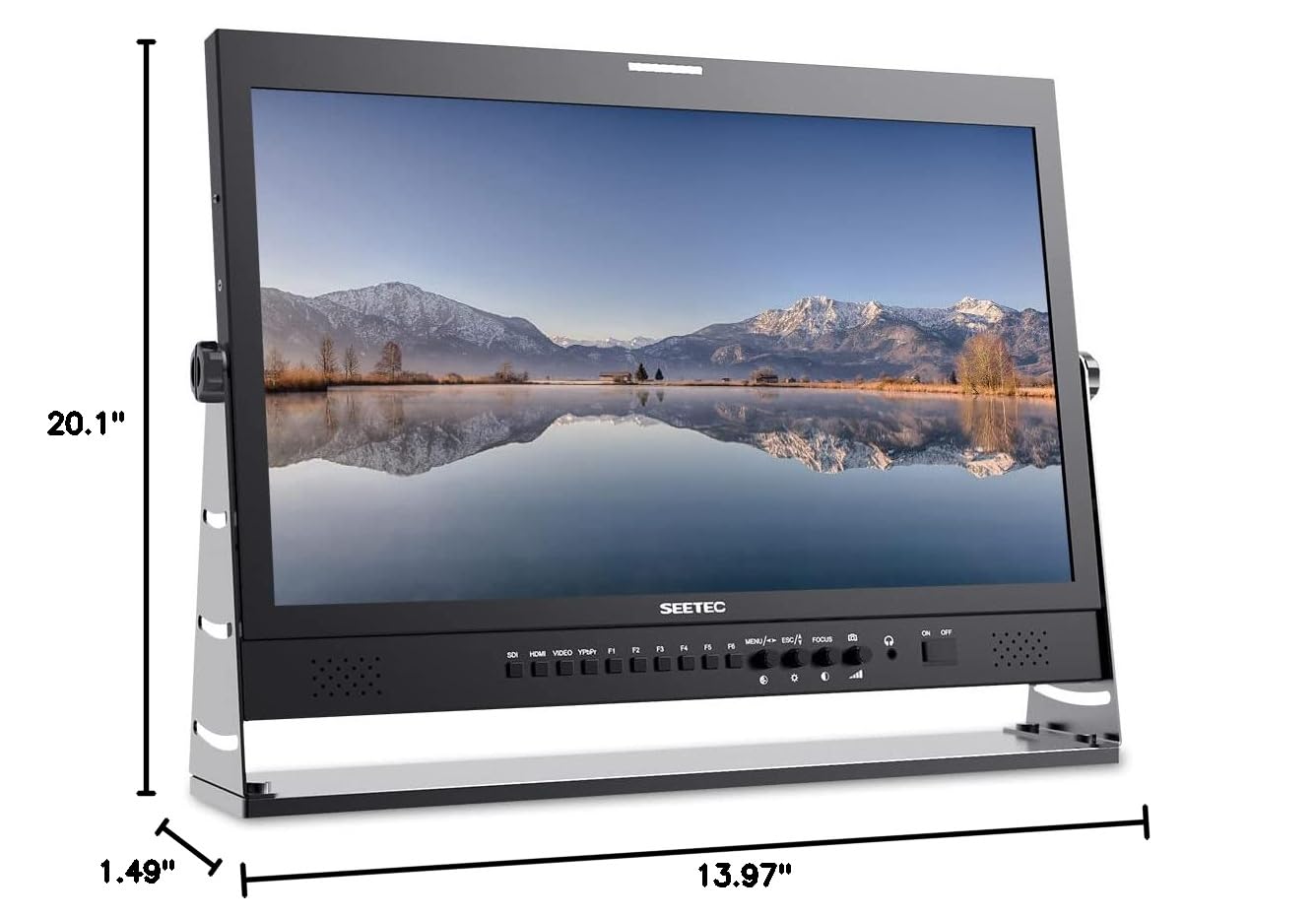 SEETEC P215-9HSD-192 21.5 Inch Broadcast Production LCD Monitor 3G SDI 4K HDMI Input and Output IPS Full HD 1920x1080