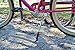 Lumintrail Center Mount Bicycle Kickstand - Fits 24-29 Inch Bikes - Bike Kick Stands for Adult Mountain, Cruiser and Road Bike - Quick Adjust Height Kickstand