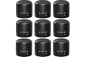 HYZ Wine Bottle Stopper with Twist Lock Bulk, Silicone Sealed Wine Beer Champagne Stopper, Reusable Wine Cork Sealer, Wine Accessories Gift for Party, Thanksgiving, Christmas(Set of 9)