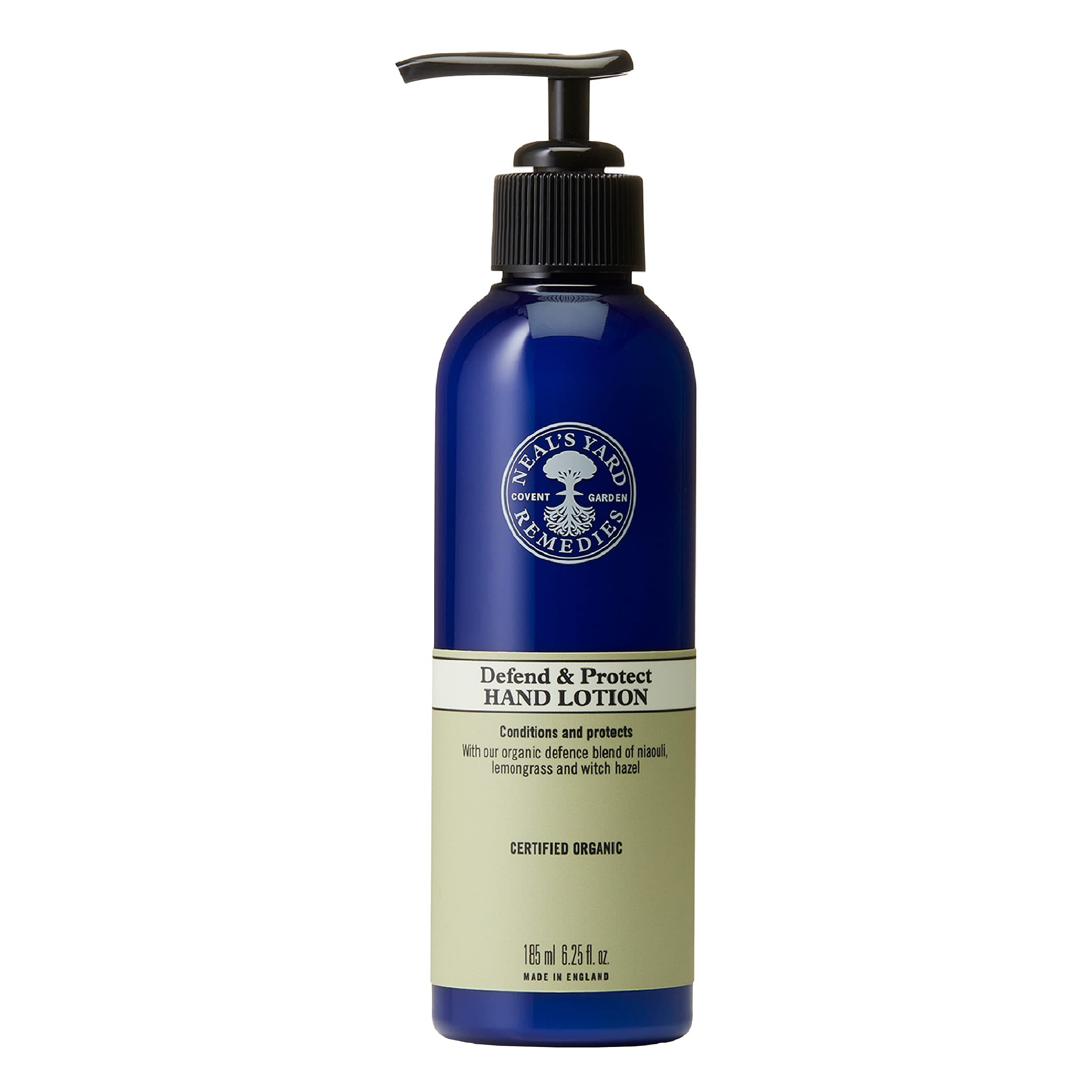 Neal's Yard Remedies Defend and Protect Hand Lotion | Conditions for Beautifully Soft Skin | 185ml