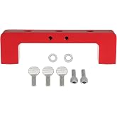 Viwerel Magnetic Deck Bridge Replace 66797 for Up to 4 1/2in Bores | Red Anodized Aluminum Deck Bridge Kit, Includes Mounting Screws and Washers