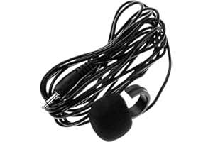 NIYANGLE Portable Wired Mini Instrument Microphone with Built Amplifier Authentic Sound Pickup for Flute