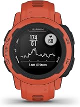 Garmin Instinct 2S Rugged GPS Smartwatch Solar Poppy Renewed view 3