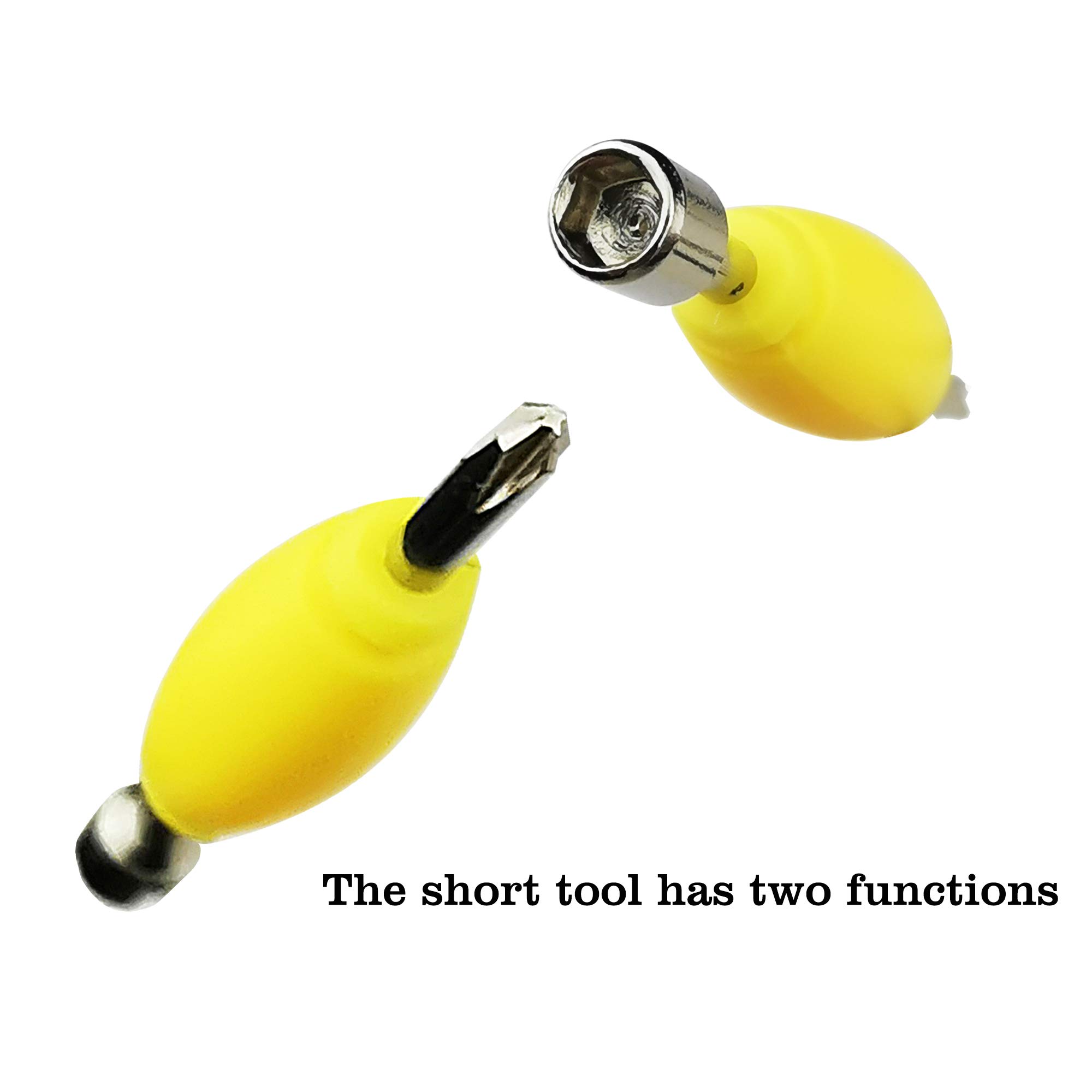 Professional Fingerboard Tool Kit Finger Skateboard Tool Fingerboard Screw Driver Fingerboard Nut Driver Fingerboard Screws and Nuts kit Finger Toy Tool