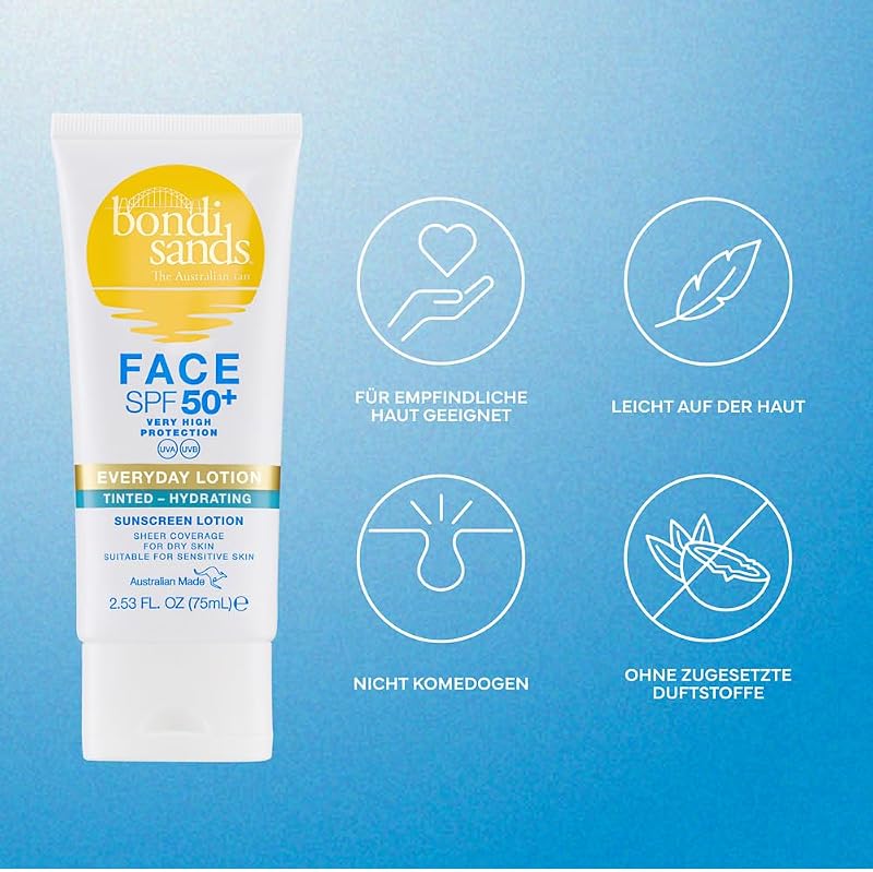 Loção Facial Hidratante SPF50+ com cor 75ml — foto 3 de 5