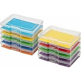 novelinks Transparent 4" x 6" Photo Storage Boxes - Photo Organizer Cases Photo Keeper Picture Storage Containers Box for Pho