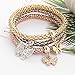 weel Unique Women's Butterfly Diamond Chain Bracelet & Bangle