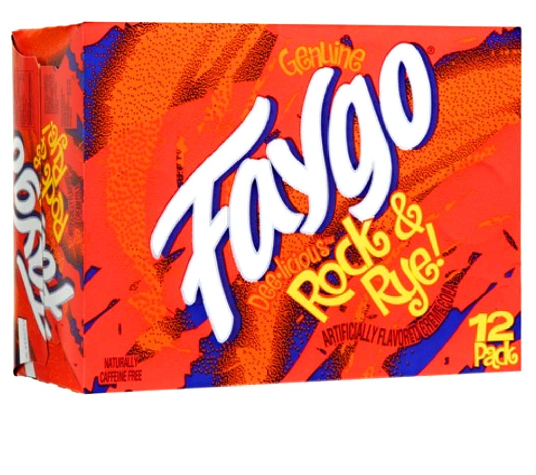 Amazon Com Faygo Rock And Rye 12 Oz Can 12 Pack Soda Soft Drinks Grocery Gourmet Food