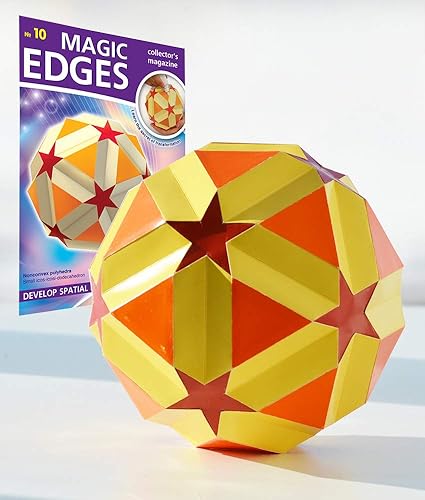 We create models of polyhedra. Small cubicuboctahedron Polyhedr Polyhedra 3D Paper Model Kit Magic Edges Issue 7