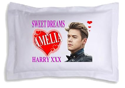 In Stitches Personalised Gifts Personalised Harry Styles 1 Pillow