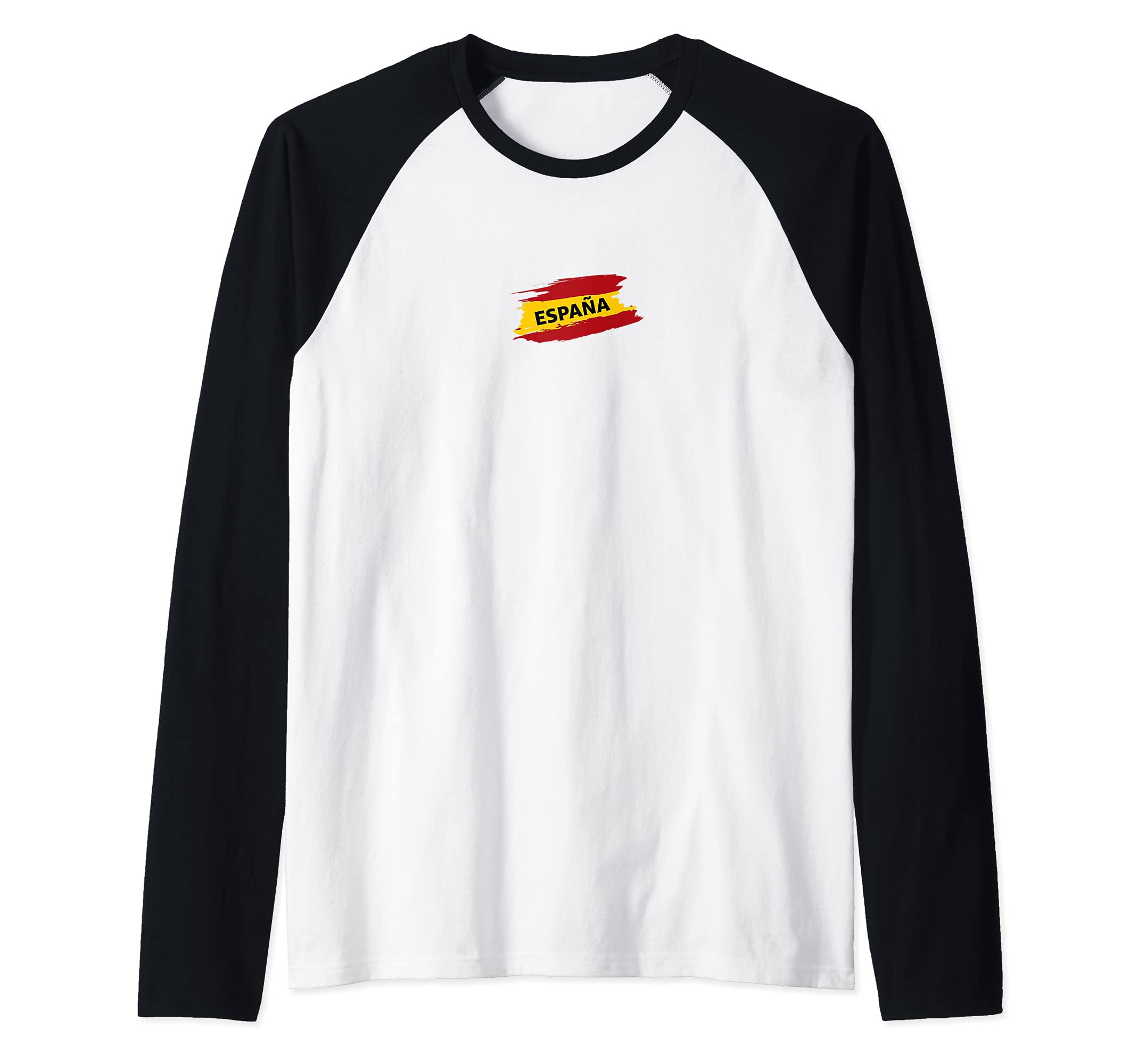 Flag Spain Raglan Baseball Tee