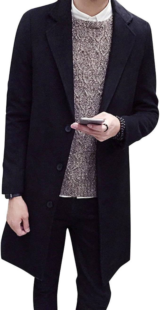 Amazon チェスターコート メンズ アウター コート チェスター メンズファッション キレイメ シンプル 定番 無地 ベーシック コート ジャケット 通販