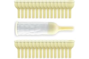 RLOVAL 30 PCS Male External Catheter with Fixer Rubber,Latex Condom Material Individually Wrapped Catheter Urine Bag,for Inconvnient,Skin-Friendly Anti-Leakage,Healthy Household Products(0.98inch/25mm)