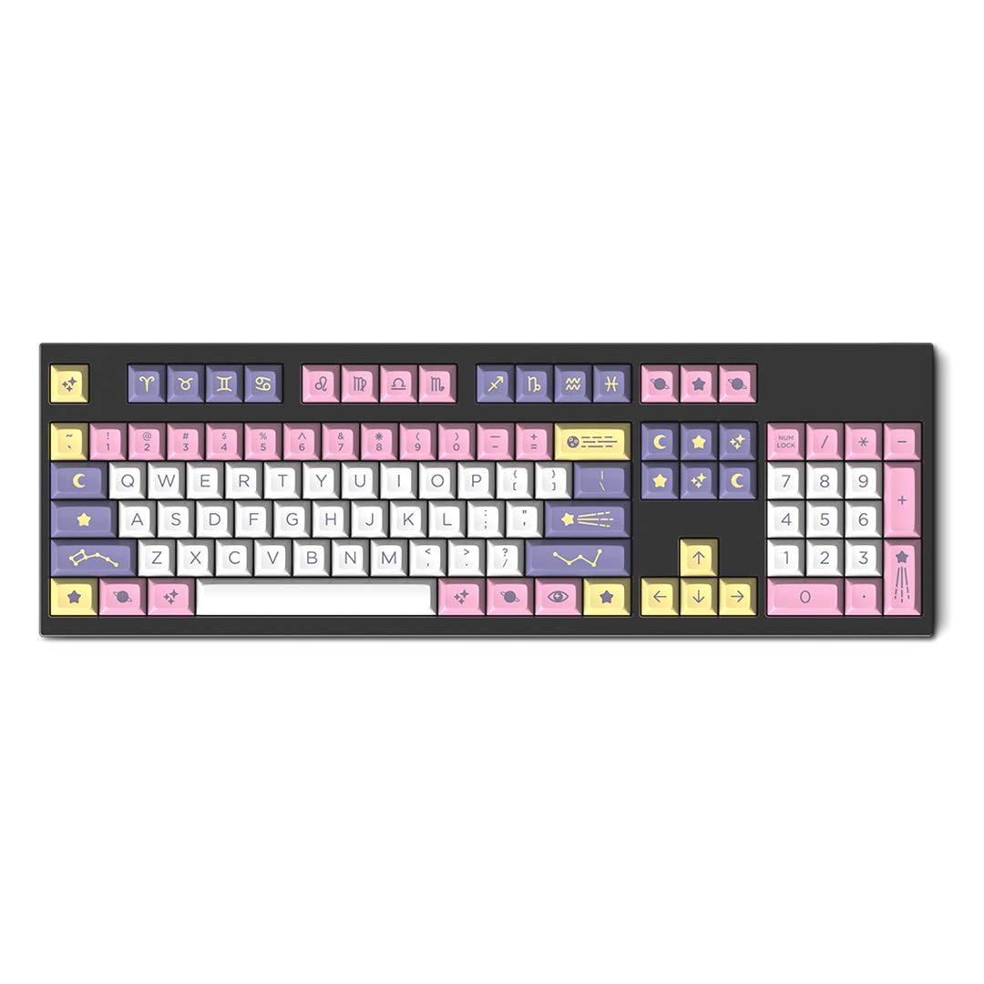 DROP DSA Astrolokeys Keycaps - ABS Doubleshot Legends, MX Style for Mechanical Keyboards, 104-key Kit Covers Tenkeyless and Fullsize Keyboards by Signature Plastics