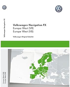 Volkswagen Original VW Navi Navigationsdaten Europa V8 Navigation Update RNS 310