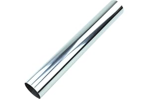 TOTALFLOW 20-409-305-15 Universal Straight Exhaust Pipe Extension - Tube Replacement 409SS Straight Tube 3.5 Inch Outer Diameter - 20" long Exhaust Pipe