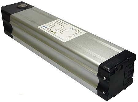 LionTec E-Bike Fahrrad Pedelec Akku 24 V (26 V) - 10 Ah für Ruhrwerk und Tchibo E-Bikes mit Ladegerät