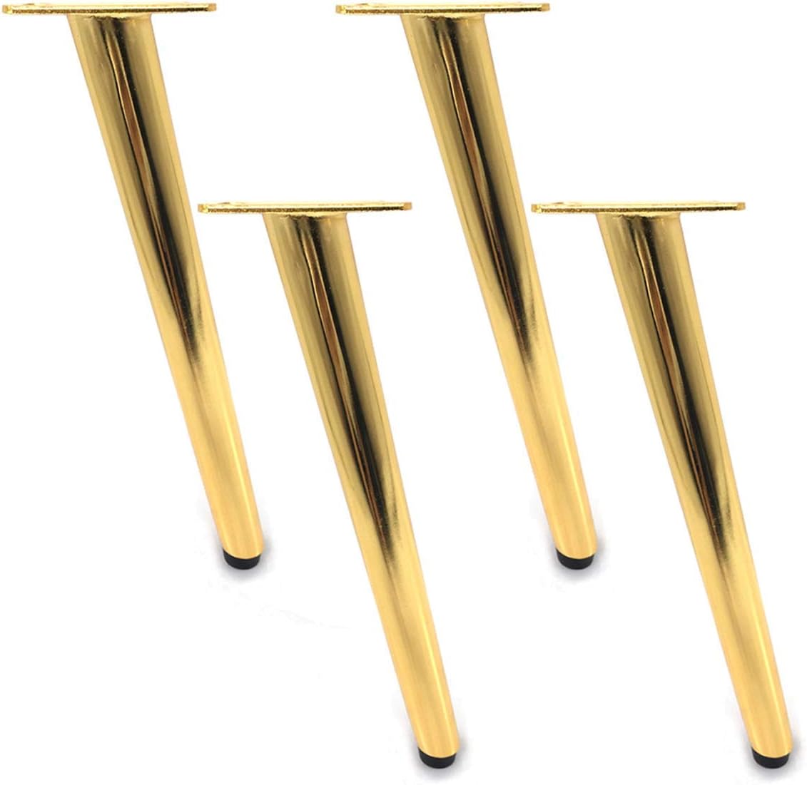 4-Teilige Möbelbeine Verstellbare, Sich Verjüngende Tischbeine Schräges