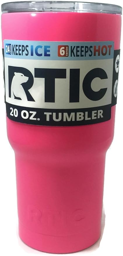 Amazon ホットピンク30オンスrticステンレススチールタンブラー 飲み物をまたはcold オンス ホットピンク Rtic ホーム キッチン