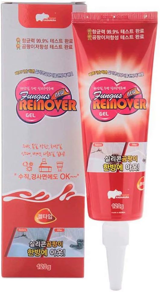 Home Mold & Mildew Remover Gel Stain Remover Cleaner Wall Mold Cleaner for Tiles Grout Sealant Bath Sinks Showers for Kitchen Bathroom