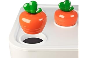 Awesome Plant Carrot Spacer Cover, Compatible with Aerogarden, iDOO, Mufga, GardenCube and Other Indoor Hydroponics Growing System, Spacers Cover Lid Accessories for Indoor Garden (10 Pack)