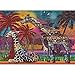 JaCaRou Puzzles Rainbow Giraffes 1000 Pieces Jigsaw Puzzle