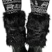 Simplicity Women's Soft Furry Boot Cuff Leg Warmers, 6