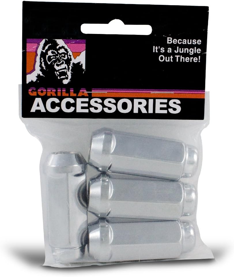 Gorilla Automotive 91187XLB Extra Long Acorn Lug Nuts (1/2" Thread Size): Automotive