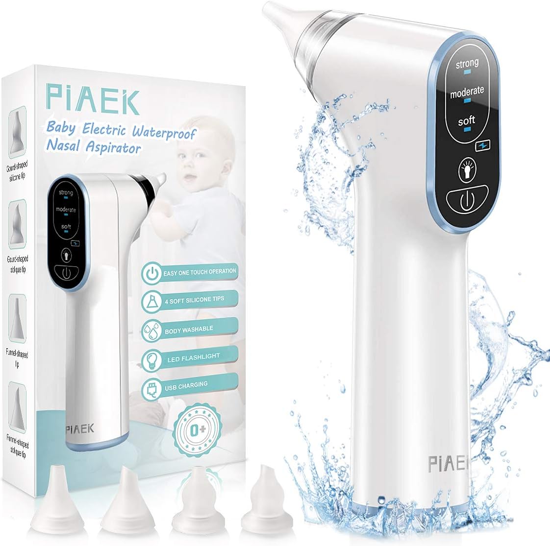 Nose Aspirator Newborn Electric USB Rechargeable