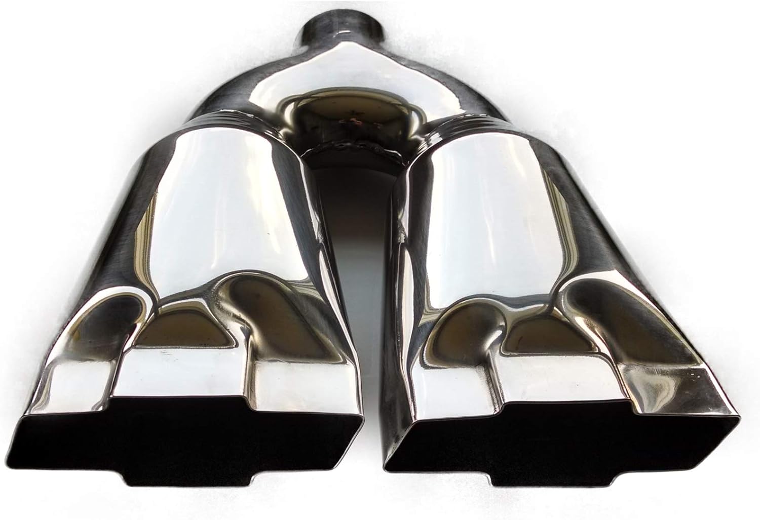 Exhaust Tip 2.50 In Inlet 10.00 Inch Wide 4.75 outlet Dual