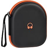 Headphone Case Compatible with JBL Tune 510BT/ 520BT/ for Sony WH-CH520/510/ for JBL Live 460NC/670NC Wireless On-Ear Headphones, Bluetooth Head Phones Protective Storage Bag for Charging Cable-Black