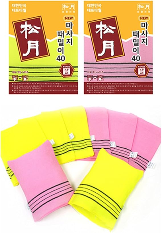 Korean bathscrub washcloth / Korean exfoliating bath washcloth [20pcs